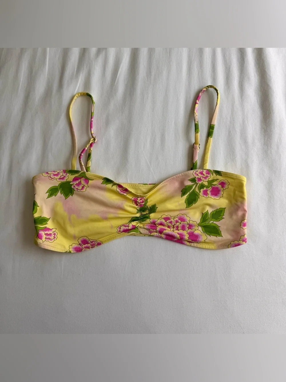 FRANKIE'S BIKINIS cleo floral bralette bikini top